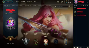 conta league of legends conta antiga lv311