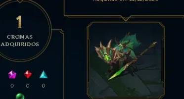 Conta platina 4 smurf + skins + croma + emote
