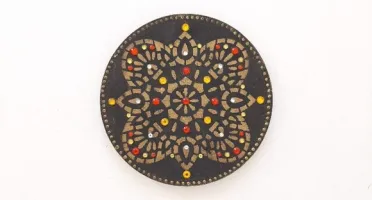 Mandala Indiana Preta