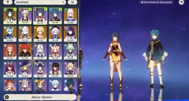 Conta Genshin com Xiao com BIS + Shogun + Eula  + Shenhe 