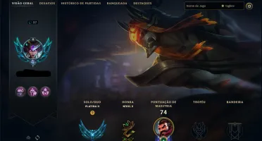 Conta Platina 2 Lol