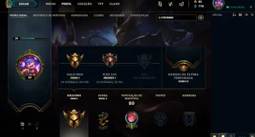 Conta lvl 39 Ouro I