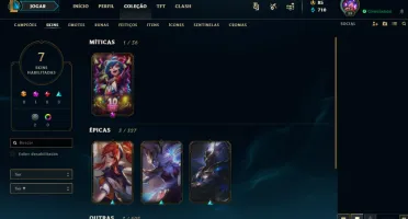 Conta lvl 39 Ouro I
