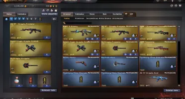 Conta Crossfire 6 vips +M.ns L.a e Desert e Machado Razer