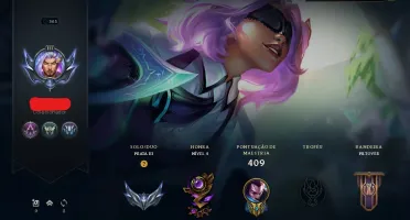 Conta Lol todos Champs, LVL 365, +150 skins, 5 anos de conta