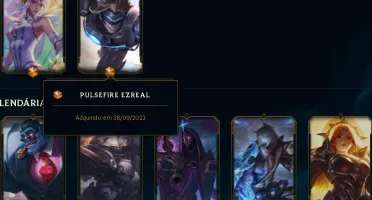 Conta Lol todos Champs, LVL 365, +150 skins, 5 anos de conta