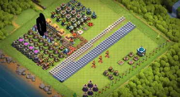 Clash of clans cv13 bem upado