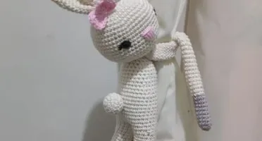 Amigurumi Coelha Menina - crochê