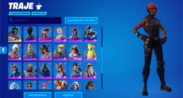 Conta Fortnite com bastante skins
