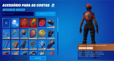 Conta Fortnite com bastante skins