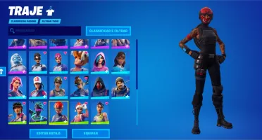 Conta Fortnite com bastante skins