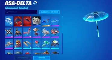 Conta Fortnite com bastante skins