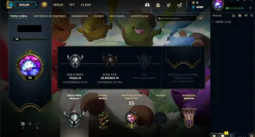 Contas LOL Prata Pronta entrega