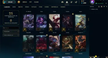 Contas LOL Prata Pronta entrega