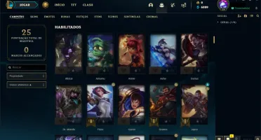 Contas LOL Prata Pronta entrega