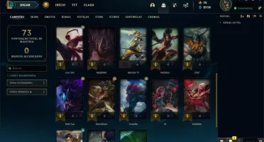 Contas LOL Prata Pronta entrega