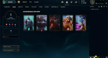 Contas LOL Prata Pronta entrega