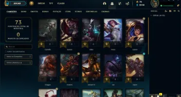 Contas LOL Prata Pronta entrega