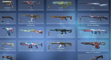 Vendo conta no valorant, com várias skins.