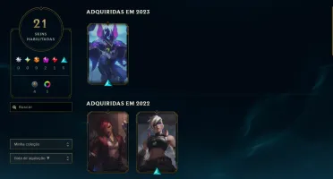 3 Contas Valorant + 3 Contas Lol