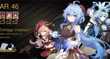 AR 46 Ganyu / Eula / Yanfei + Orações Conta Genshin