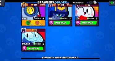 Conta Brawl Stars 46/49 quase full