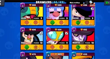 Conta Brawl Stars 46/49 quase full