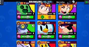 Conta Brawl Stars 46/49 quase full