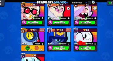 Conta Brawl Stars 46/49 quase full