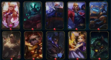 Conta lol Season 2 com 305 skins