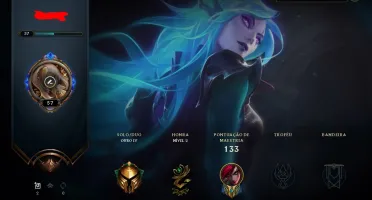Conta League of Legends smurf LVL 57