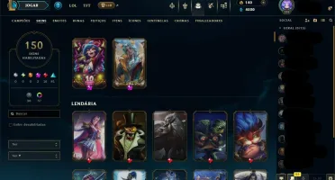 Conta lol lvl 369