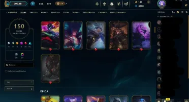 Conta lol lvl 369