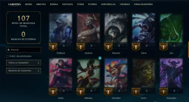 Prata 3 com 70 Champs e 44 Skins ( Mais de 50 Jogos )
