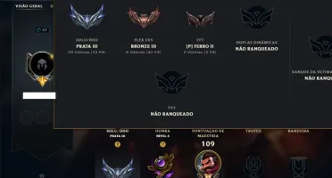 Prata 3 com 70 Champs e 44 Skins ( Mais de 50 Jogos )