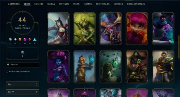 Prata 3 com 70 Champs e 44 Skins ( Mais de 50 Jogos )