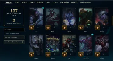 Prata 3 com 70 Champs e 44 Skins ( Mais de 50 Jogos )