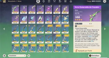genshin impact venti 3 Cons + jean + full fishl + full xiang