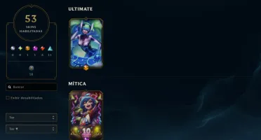 Conta LoL Full Acesso - 133 Champs e 53 Skins - Rammus Rei