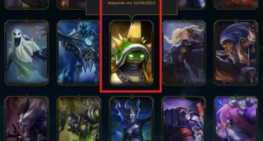 Conta LoL Full Acesso - 133 Champs e 53 Skins - Rammus Rei