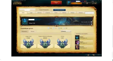 Conta no lol