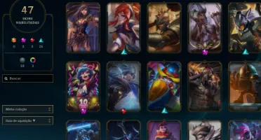 Conta com Miss Fortune Feiticeira prestigio e 2022