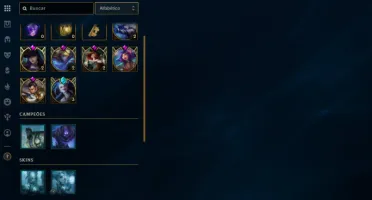 Conta com Miss Fortune Feiticeira prestigio e 2022