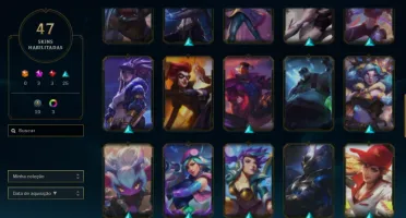Conta com Miss Fortune Feiticeira prestigio e 2022