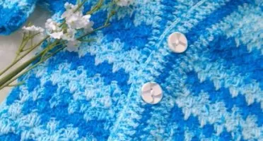 Casaquinho de Croche para bebe
