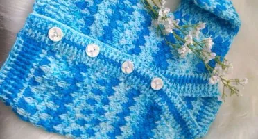 Casaquinho de Croche para bebe
