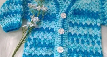 Casaquinho de Croche para bebe