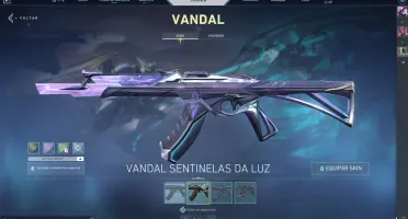 Conta valorant phantom brinquedo, vandal sentinela, barato..