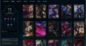 CONTA PLATINA 2 79 SKINS 2 ULTIMATE