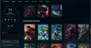 CONTA PLATINA 2 79 SKINS 2 ULTIMATE